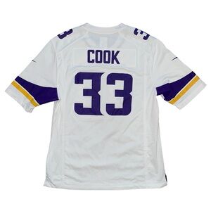 minnesota vikings dalvin cook nike on field nfl football jersey
